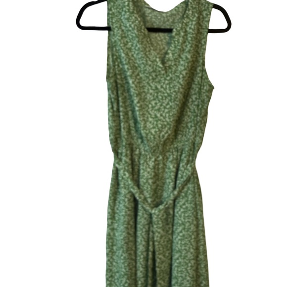 Staccato Dresses & Skirts - Staccato Green Patterned Midi Dress